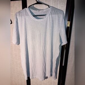 Buck Mason Men’s Light Gray Slub Knit T-Shirt Size Large